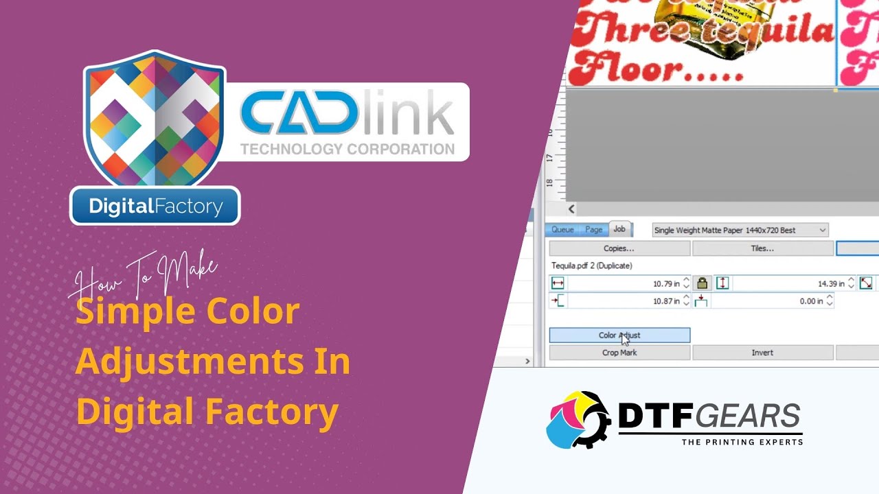 DTFGears - How To Make Simple Color Adjustments In CADlink Digital ...