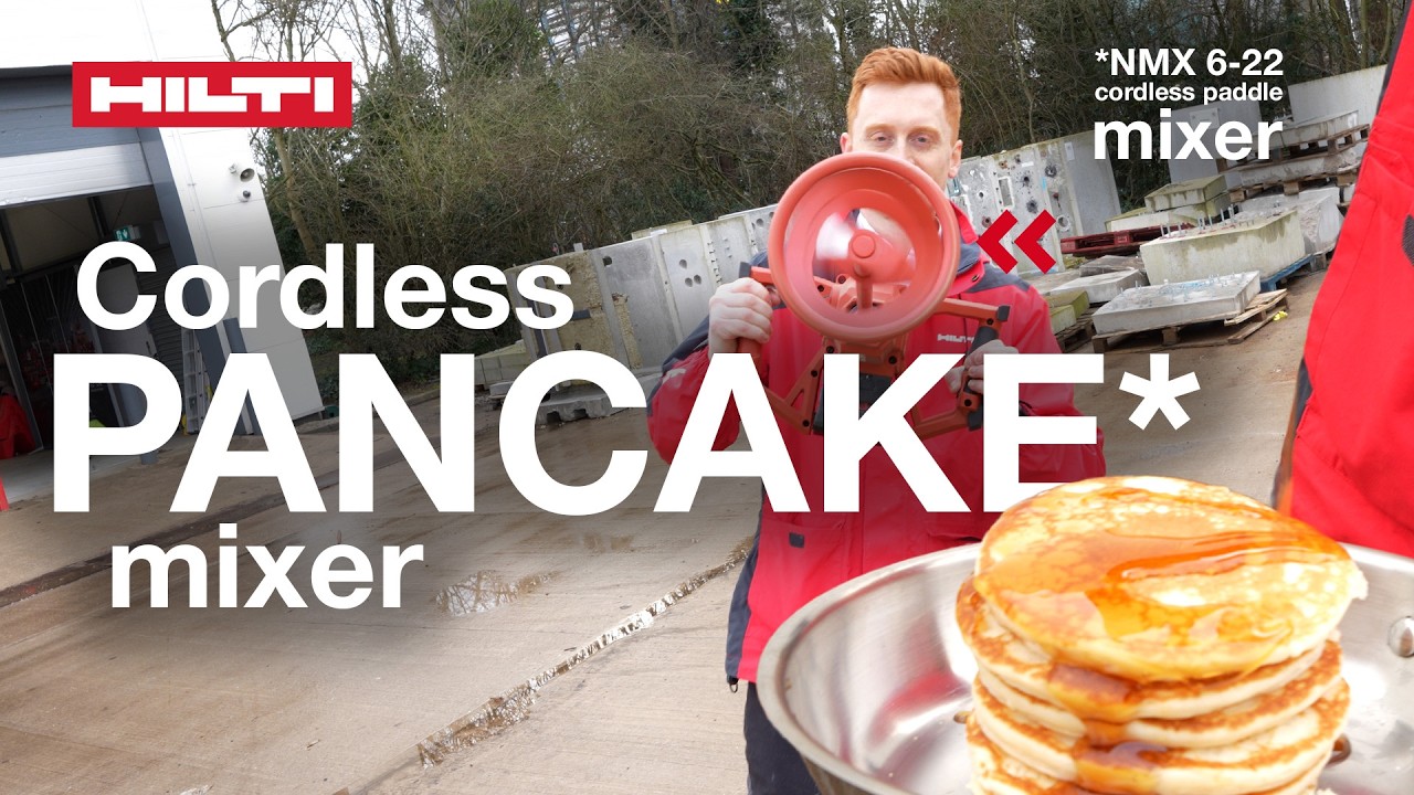 Overkill? Mixing Pancakes with the NMX 6-22 Cordless Paddle Mixer