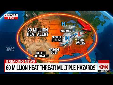 60 Million Under Heat Alerts — Severe Storms & Dust Threaten the U.S.