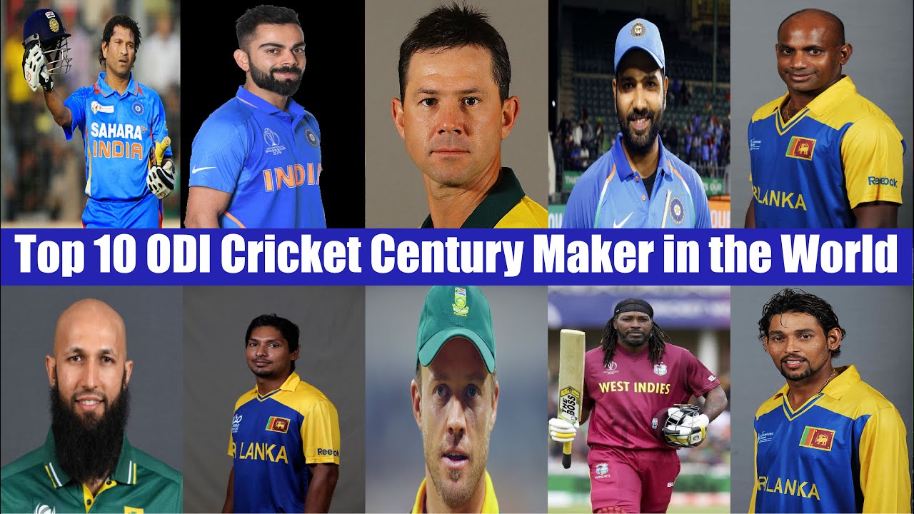 Top Ten ODI Cricket Century Maker in the World