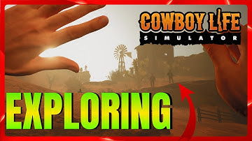 FIRST LOOK at Cowboy Life Simulator! 🐎🔥 NEW Upcoming Open-World Cowboy Game Early Access Preview