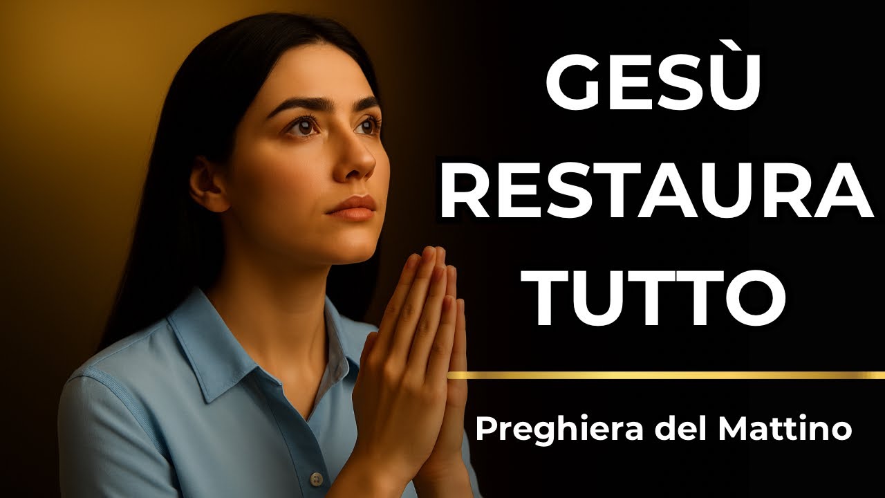 Gesù Restaura la Tua Vita | Preghiera del Mattino