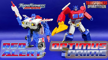 Transformers Age of the Primes Red Alert & Studio Series Devastation Optimus Prime