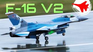EPIC RC Jet Flights in Rainy Weather!! ✈️ 8S Freewing F-16 V2 Aerobatics