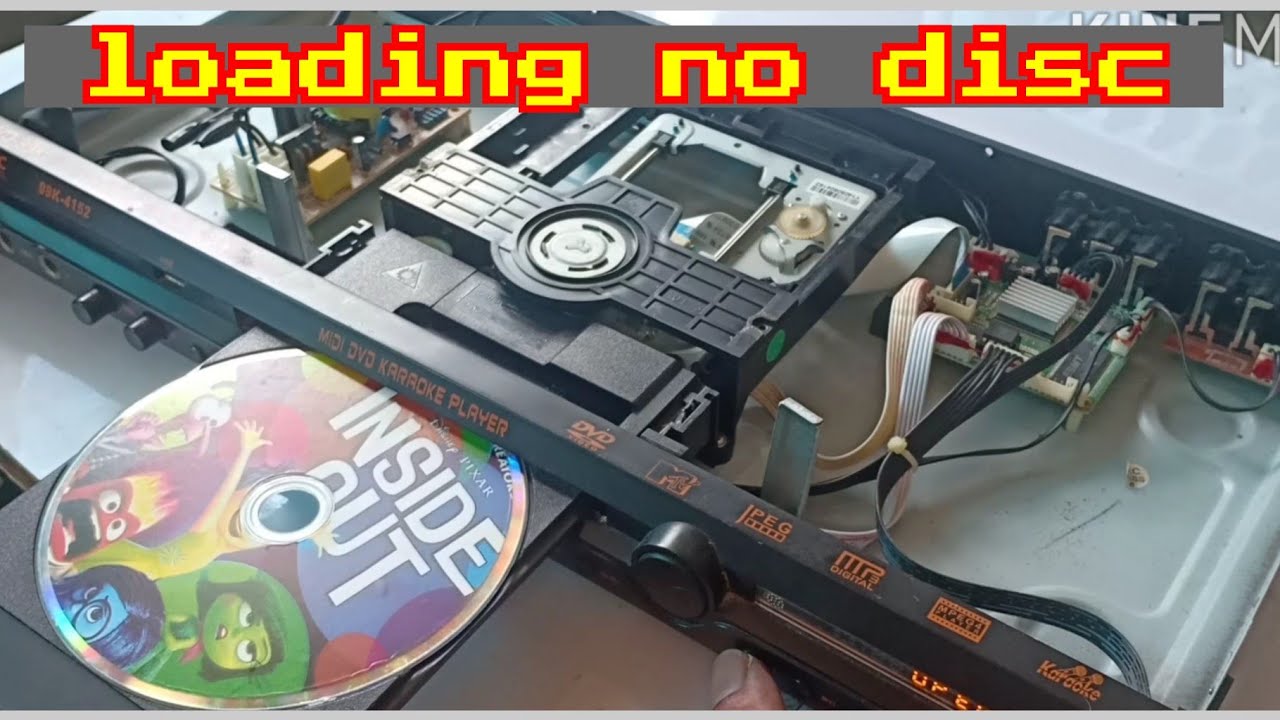 dvd disc  New Update  Dvd Player No Disc repair