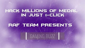 New Hack - Millions of medal at just 1-click - Installation Problem Fixed [Part-2]