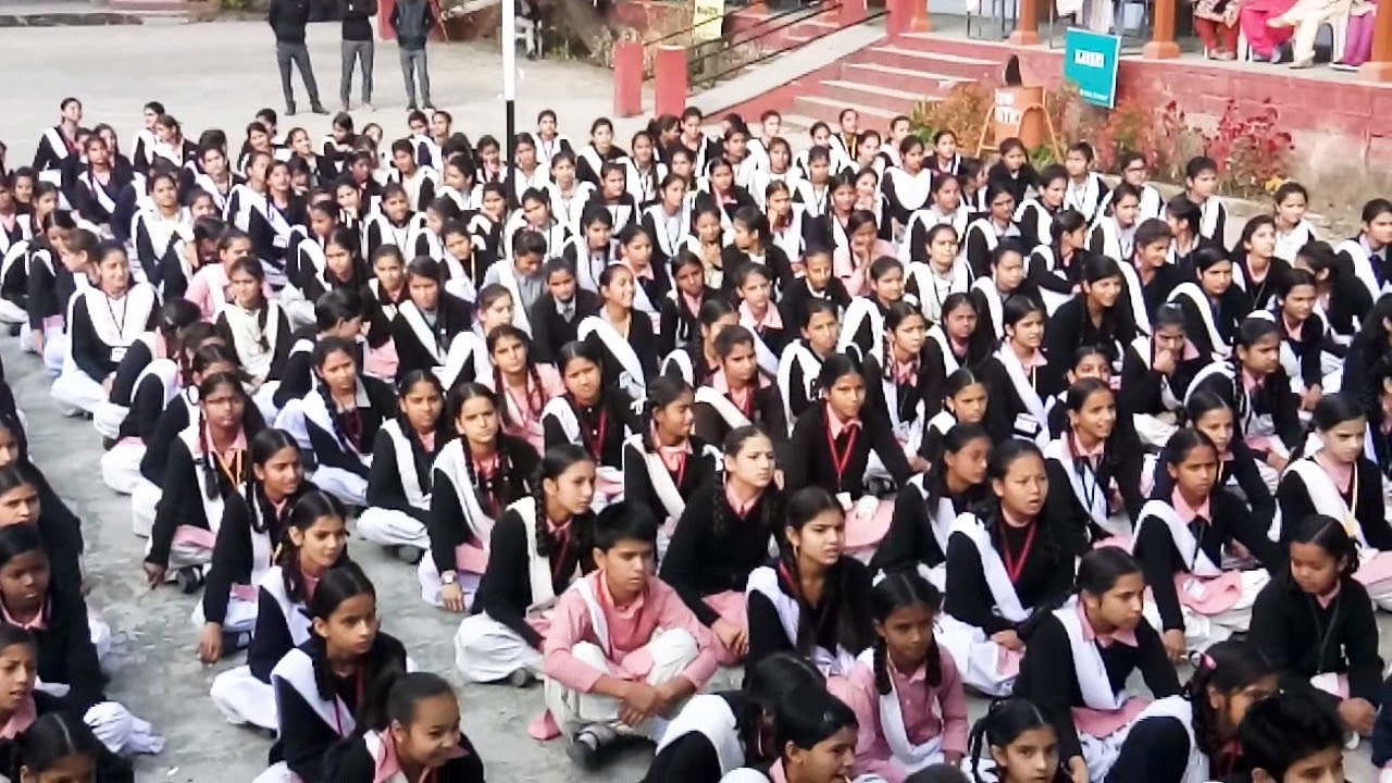 Govt Sen sec School girls Dharamshala Presents Nualla On 14nov 2017