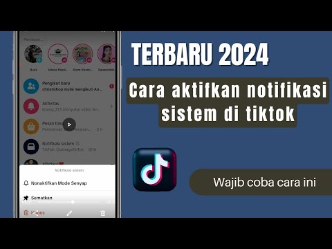 Cara Aktifkan Notifikasi Sistem di Tiktok