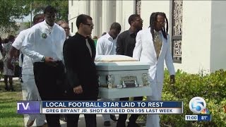 Local football star laid to rest