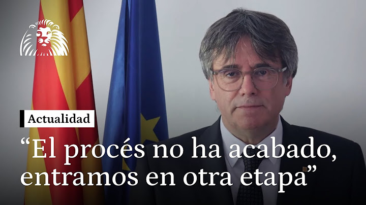 Puigdemont reaparece en vídeo tras su huida: su discurso completo en castellano