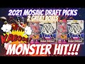 2021 Panini Mosaic Draft Picks Football, 2 GREAT Boxes. KABOOM!!! 2 Massive QB Auto Hits!