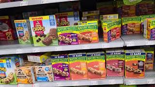 WOW! ASMR! NUTRITIONAL SNACKS BAR HAUL @Walmart ! #asmr #amazing #snacks #shopping #viral #video 