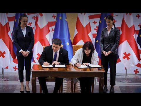 პროტესტი რუსულ კანონს | არასამთავრობო ორგანიზაციებმა პარლამენტთან მემორანდუმი შეაჩერეს