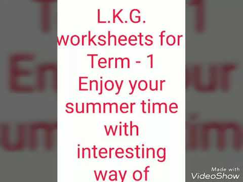lkg worksheets for first term 2018 youtube