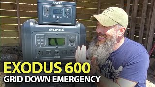 GRID DOWN Radio And Internet Power  Oupes Exodus 600