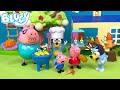 Bluey's Best BBQ at Peppa Pig's House! 🌭 | Pretend Play with Bluey Toys | Bunya Toy Town Mp3 Song