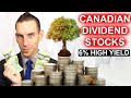 Canadian Dividend Stocks - 6% High Yield Recession Proof 2022