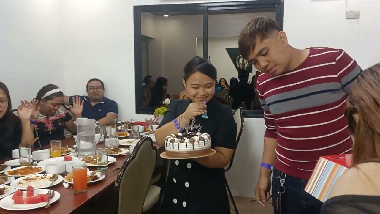 Singing Happy Birthday to Celebrant