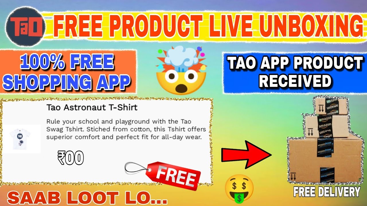 🥰Tao app free product received 🤩 NO DELIVERY CHARGE 🥳 FULL DEATAILED & UNBOXING VIDEO SABKO MILEGE💯