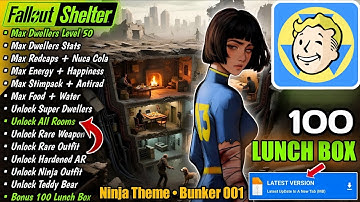 Fallout Shelter • MOD APK | Unlimited Money, Caps & All Unlocks [Latest Version]