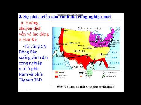 Địa 7 - bài 40 - thực hành vùng công nghiệp truyền thống đông bắc hoa kỳ và vùng vành đai mặt trời- thầy dương khắc sinh nhựt