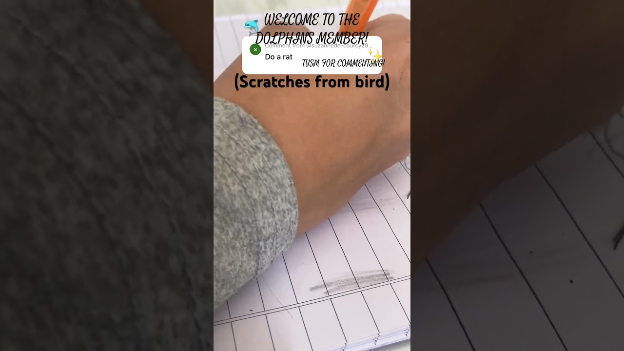 TYSM FOR COMMENTING drawing rat dance with sketch and colors 🐀🎨