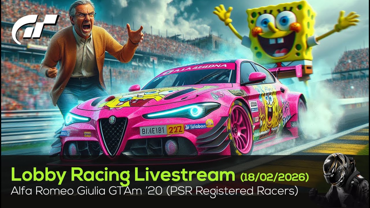 🟢 LIVE Gran Turismo 7 - Alfa Romeo Giulia GTAm ’20 PSR Respectful Lobby Racing - 18/02/2026