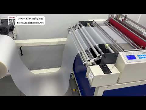 PET Protection Film Slitting Transverse Cutter with Auto Web Guiding Systems Operations