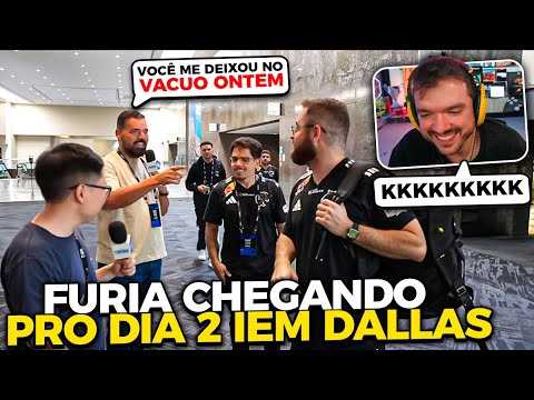 FURIA CHEGANDO NA IEM DALLAS PRO DIA 2!