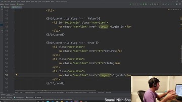 Google OAuth Login with  Flask Conditional rendering with HandelBar JS
