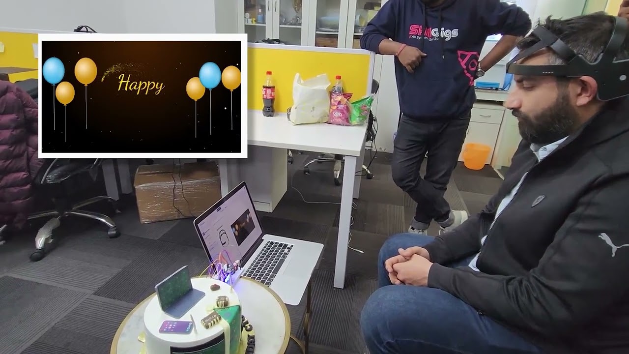 Built a *Brain-Computer Interface* to wish Birthday!!  - Neuphony Desktop Application