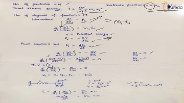 Lagrangian method - Free Undamped Single Degree of Freedom Vibration System - Dynamics of Machinery