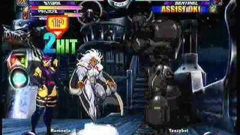 MvC2 Online (360): Brett (MSP) vs TeezyBoi (Row) 6 .:1.29.10:.