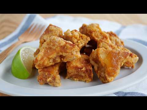 【カリッと美味しい♡高野豆腐の唐揚げ】Crispy Tofu Karaage
