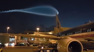 The Cause Of Apparent UFO With Blue Orb Hovering Over Airport Revealed -  YouTube