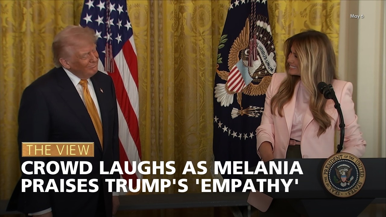 Crowd Laughs as Melania Praises Trump's 'Empathy'