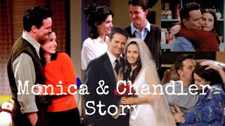 Chandler & Monic Love Story || Friends