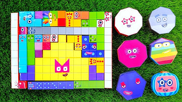 Looking for Numberblocks BIG 36 6 Puzzle Tetris Shape, ASMR Satisfying video