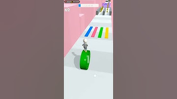 Layers roll  game play level 77 #layersroll #iosgameplay #youtubeshorts #voodoogames