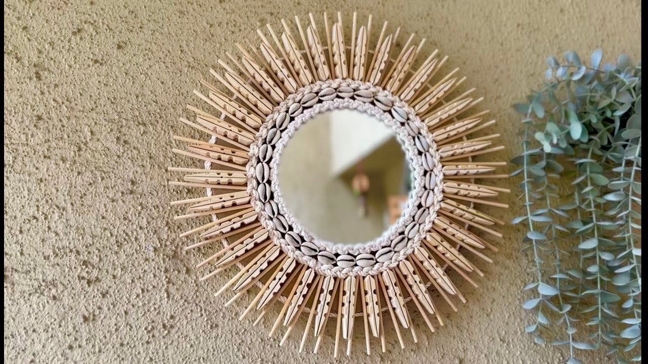 Macrame Wall Mirror Decor | Easy to Make | Macrame Mirror