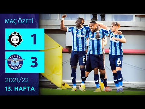 ÖZET: Altay 1-3 Adana Demirspor | 13. Hafta - 2021/22