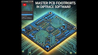 How to Create a Custom PCB Footprint of a Component in DipTrace | Foot Print (Part 1)