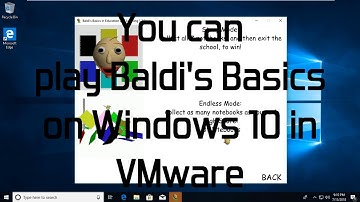 Playing baldi