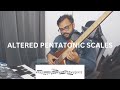 Altered alternative pentatonic scales
