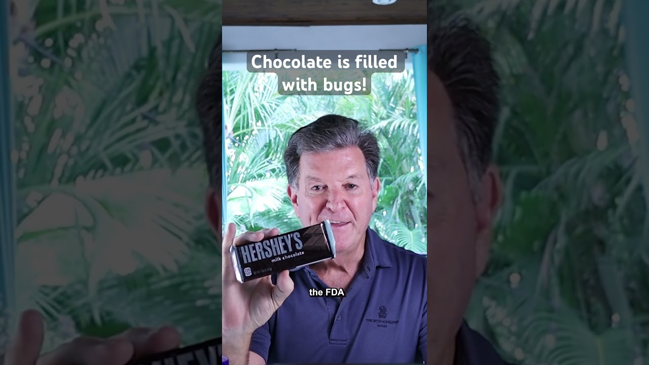 Chocolate is filled with bugs! #health  Check out the new video! 
