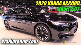 2019 Honda Accord Sport 2.0T  Exterior and Interior Walkaround  2019 Chicago Auto Show