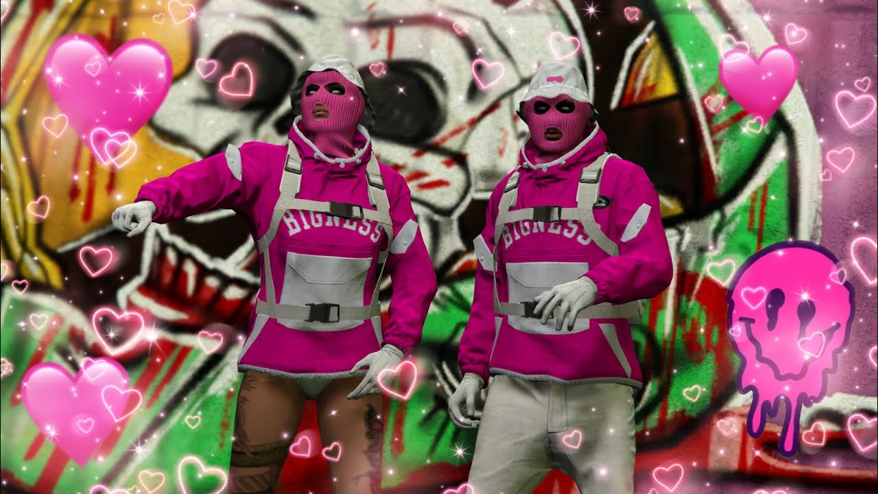 GTA 5 online 💞 Pink outfits! 💗 [Tutorial] 💓 (XBOX/PS4/PC) 💕 YouTube