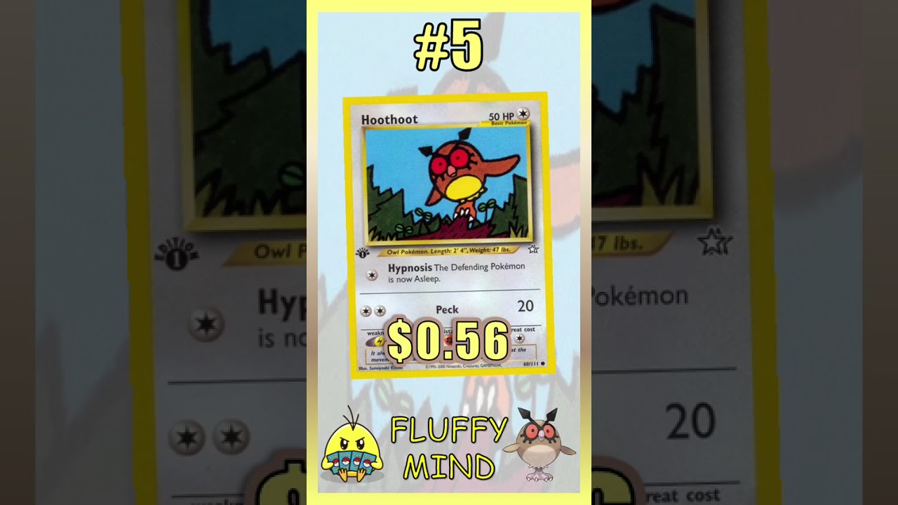 Top 10 HOOTHOOT Pokemon Cards 