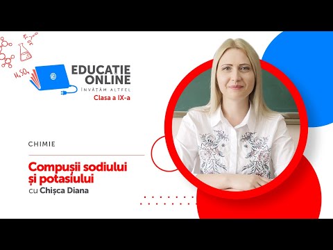 Chimie, Clasa a IX-a, Compușii sodiului și potasiului