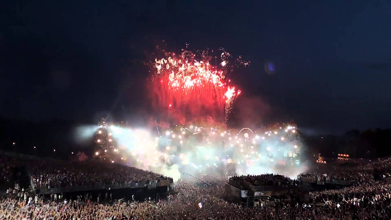 David Guetta @ Tomorrowland 2014 Weekend1 fireworks (last ~20mins)